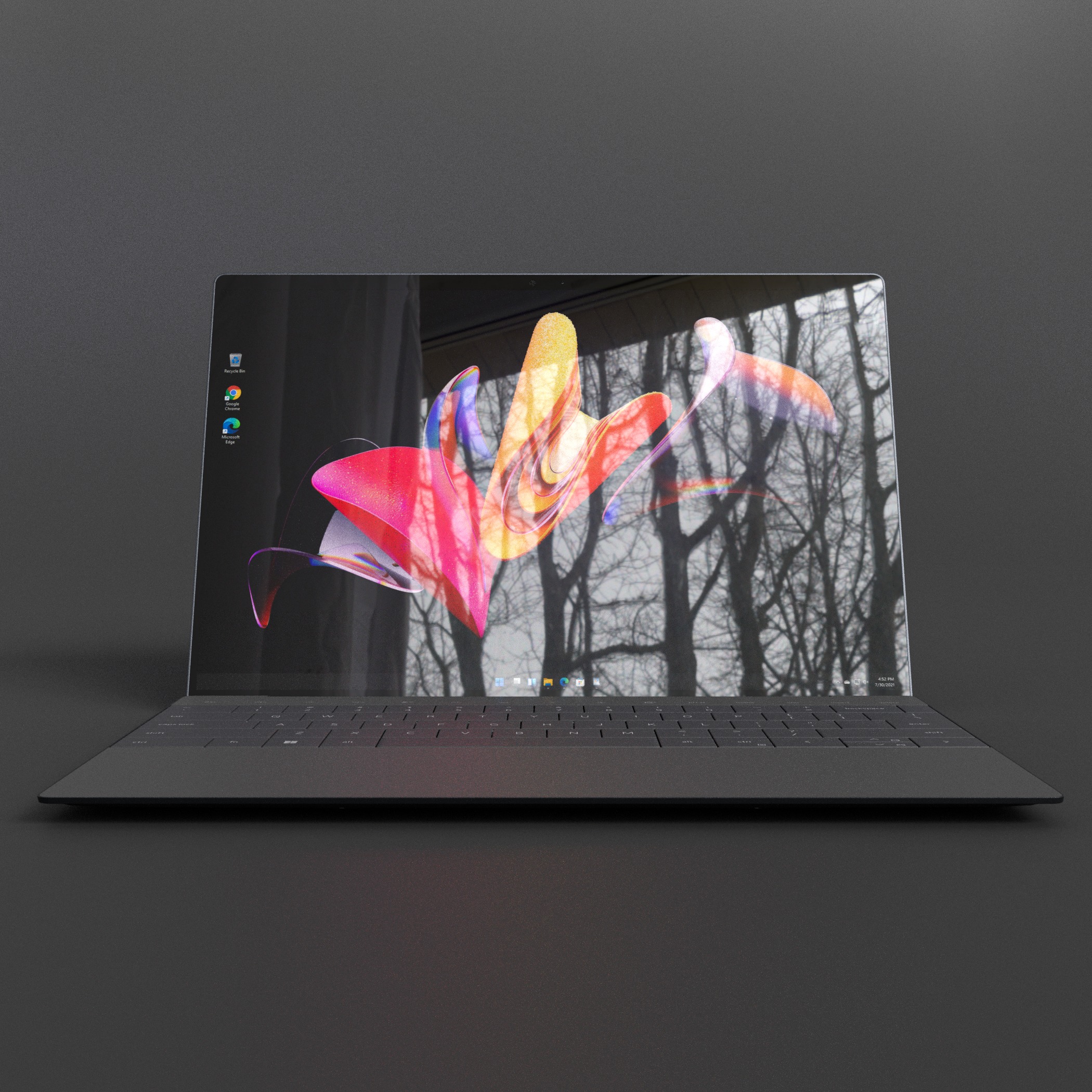 Dell XPS 13 Plus 2023 Model Low-poly 3D model_10