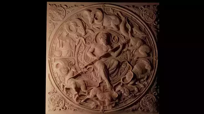 Zodiac Signs CNC 3d Print High Relief Sand Casting