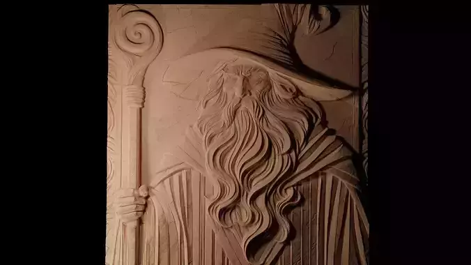 Wizard CNC 3d Print High Relief Sand Casting