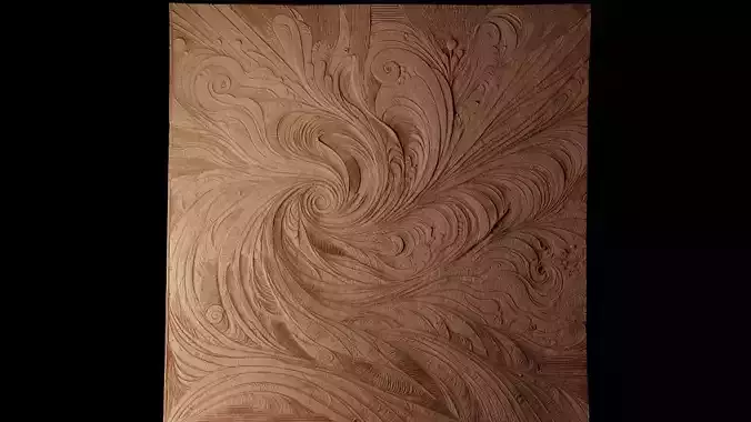 Wind CNC 3d Print High Relief Sand Casting