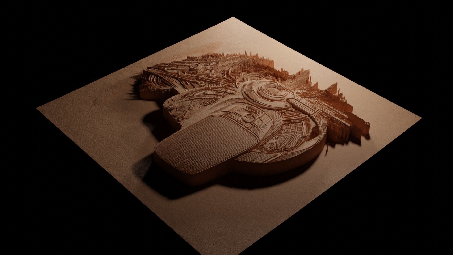 Virtual Reality Headset CNC 3d Print High Relief Sand Casting 3D print model_3