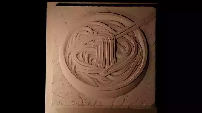 Udon CNC 3d Print High Relief Sand Casting