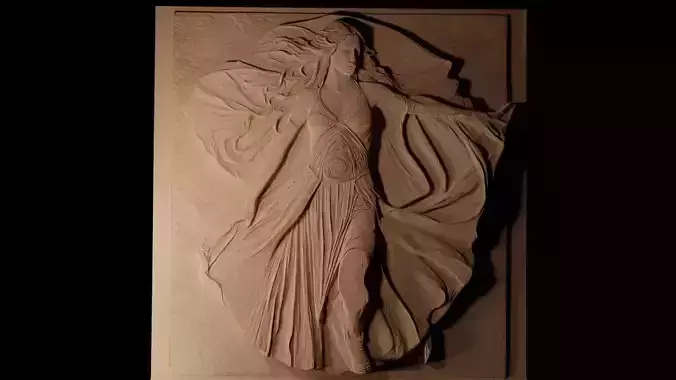 Trinity The Matrix CNC 3d Print High Relief Sand Casting