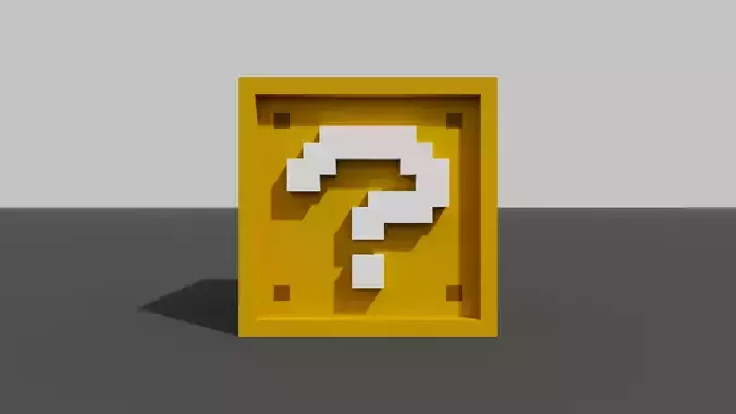 Mario question block 