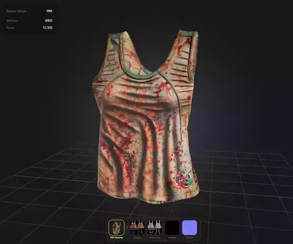 Blood Top game ready UE5 PBR