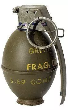 Grenade low-poly 3D model Free low-poly 3D model