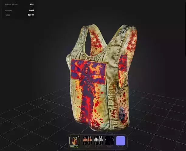 Blood Top game ready UE5 PBR