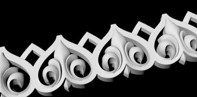 Decor for furniture 3D model_2