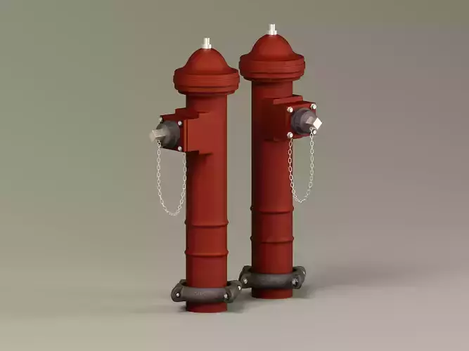 Fire Hydrant 3D Model