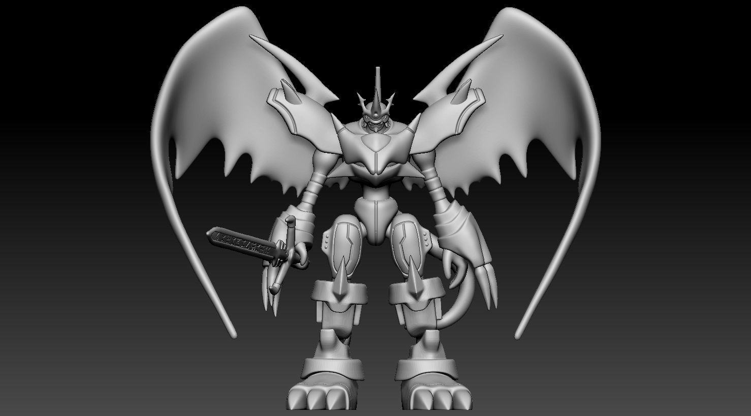 Imperialdramon Paladin Mode 3D print model_5