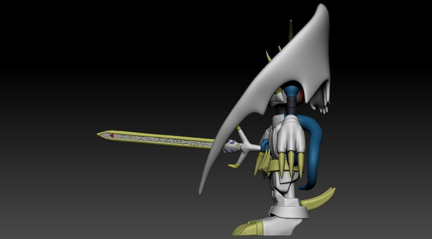 Imperialdramon Paladin Mode 3D print model_2