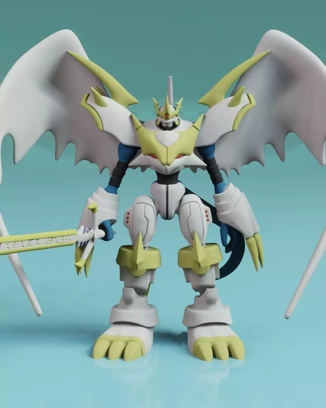 Imperialdramon Paladin Mode 3D print model_0
