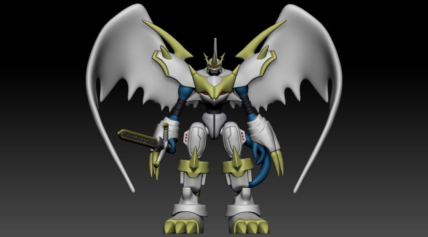 Imperialdramon Paladin Mode 3D print model_4