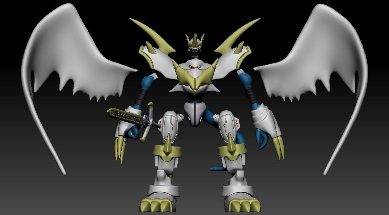 Imperialdramon Paladin Mode 3D print model_7