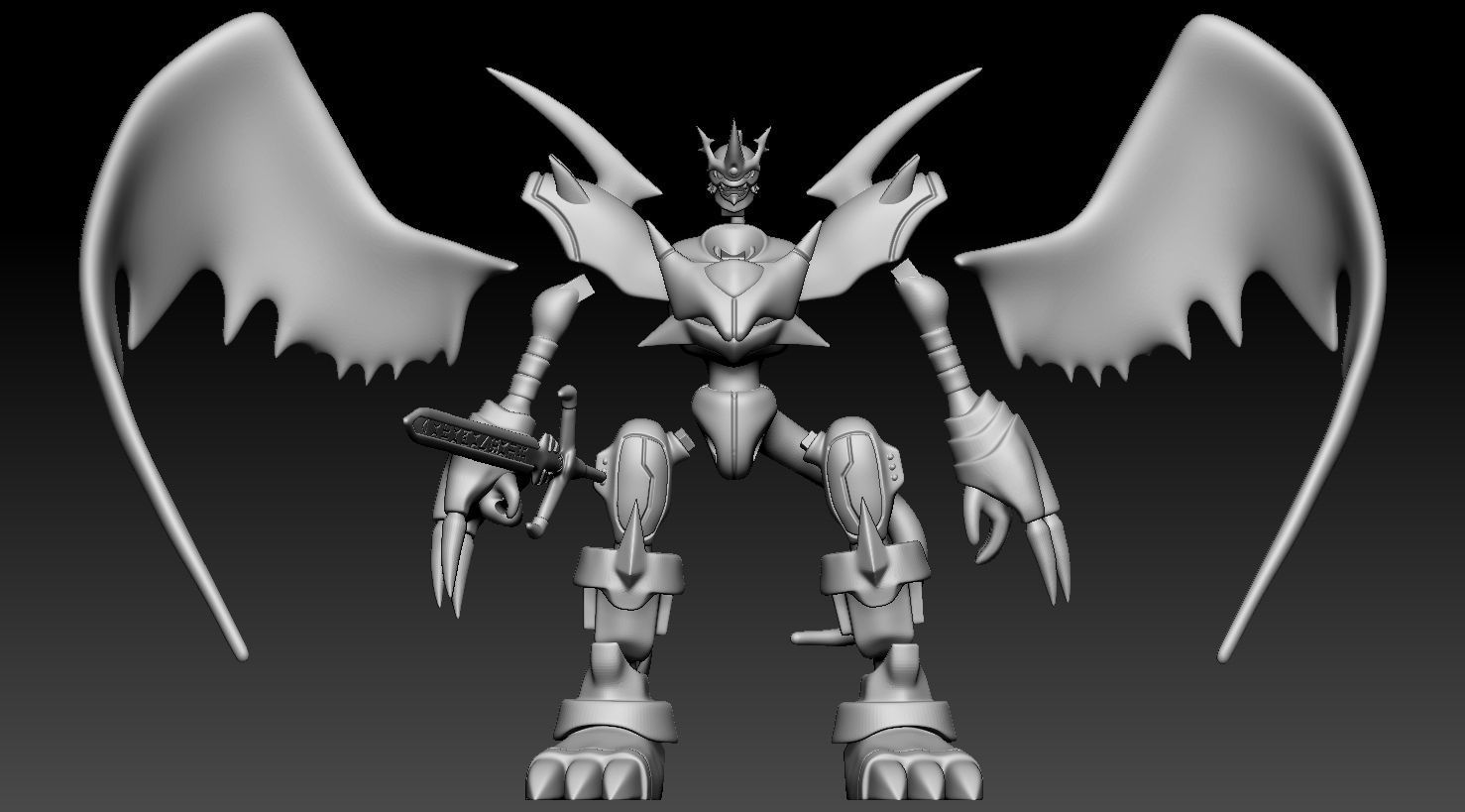 Imperialdramon Paladin Mode 3D print model_8