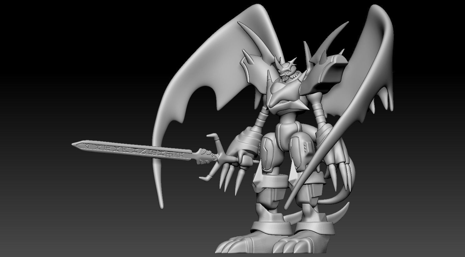 Imperialdramon Paladin Mode 3D print model_6