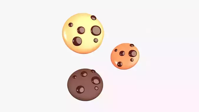 Cookies 3D Illustration
