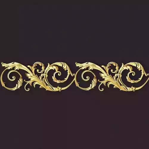 Central decor ornament for furniture