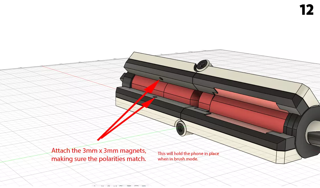 Samurai Sentai Shinkenger Shodo Phone Prop 3D print model_17