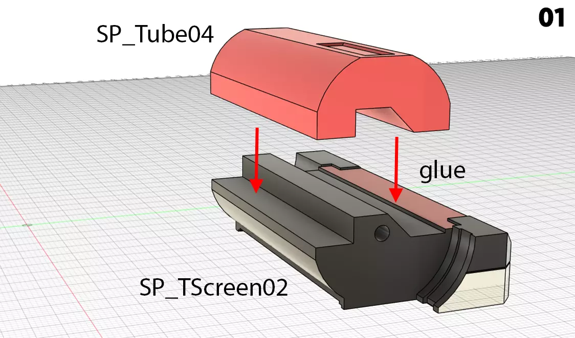 Samurai Sentai Shinkenger Shodo Phone Prop 3D print model_6