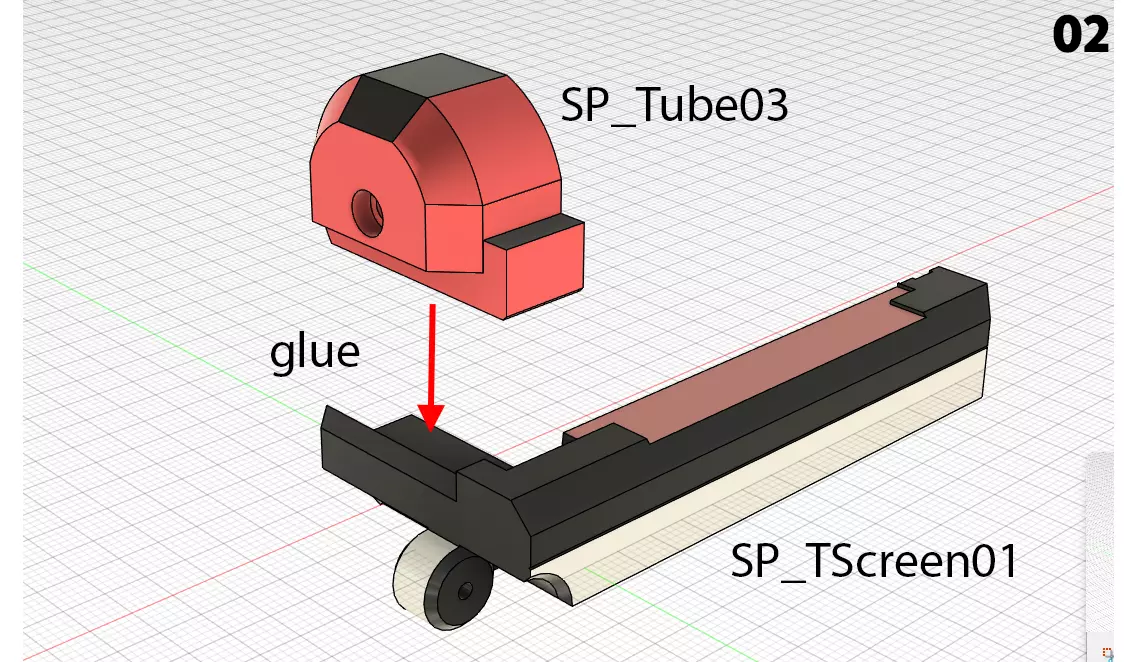Samurai Sentai Shinkenger Shodo Phone Prop 3D print model_7