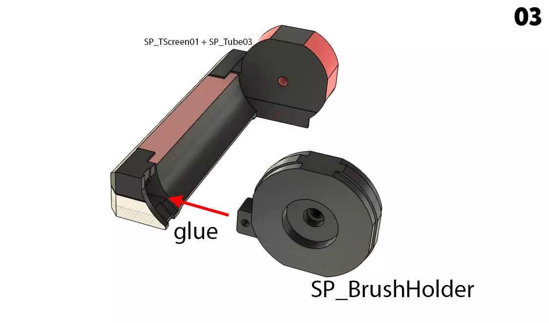 Samurai Sentai Shinkenger Shodo Phone Prop 3D print model_8