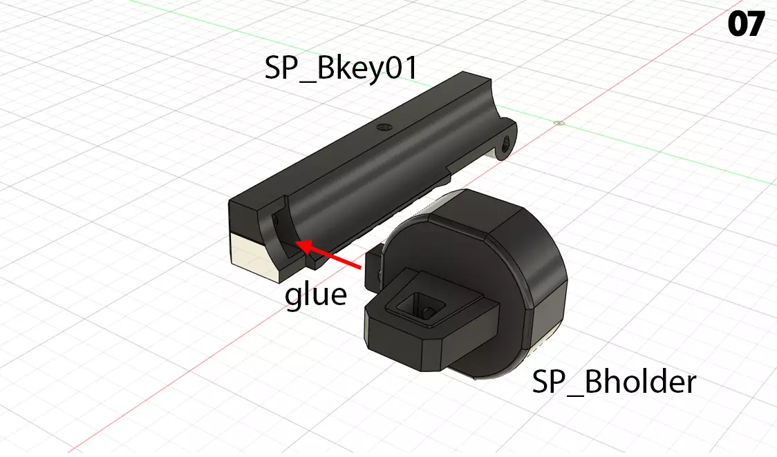 Samurai Sentai Shinkenger Shodo Phone Prop 3D print model_12