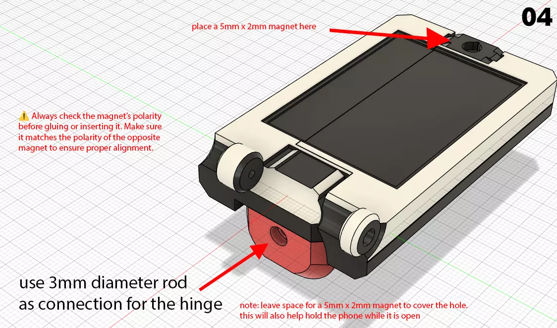 Samurai Sentai Shinkenger Shodo Phone Prop 3D print model_9