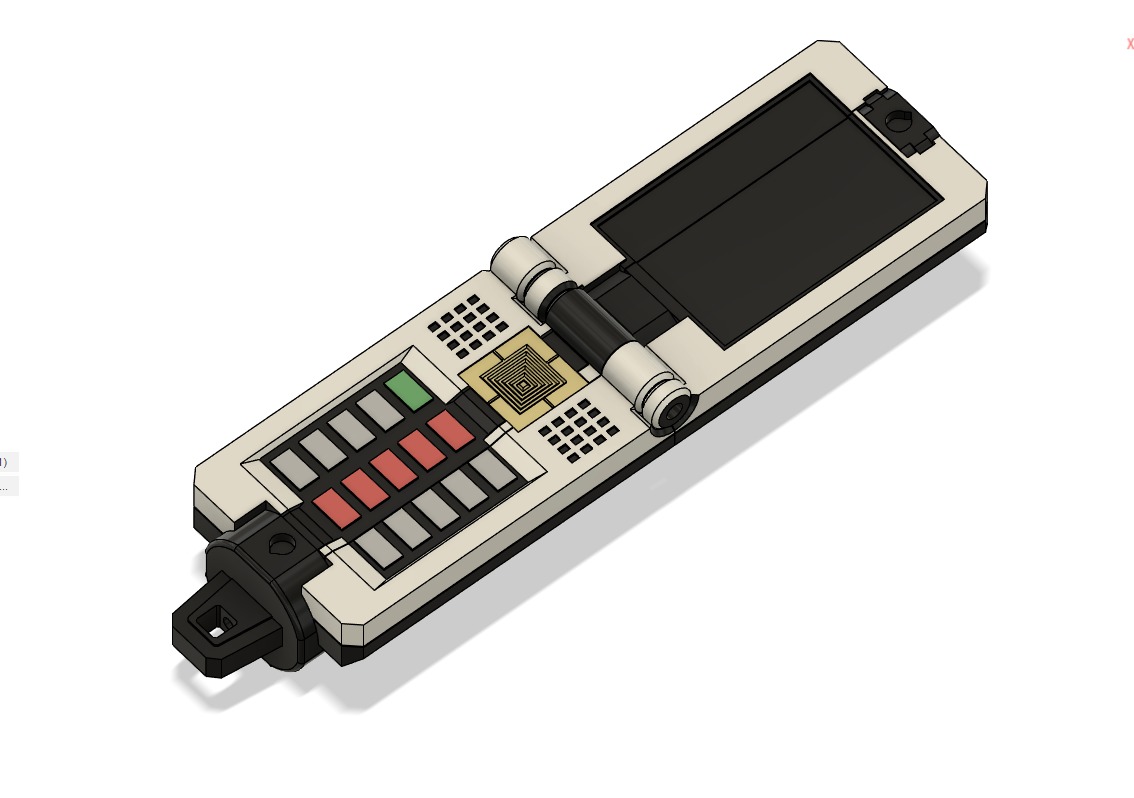 Samurai Sentai Shinkenger Shodo Phone Prop 3D print model_18