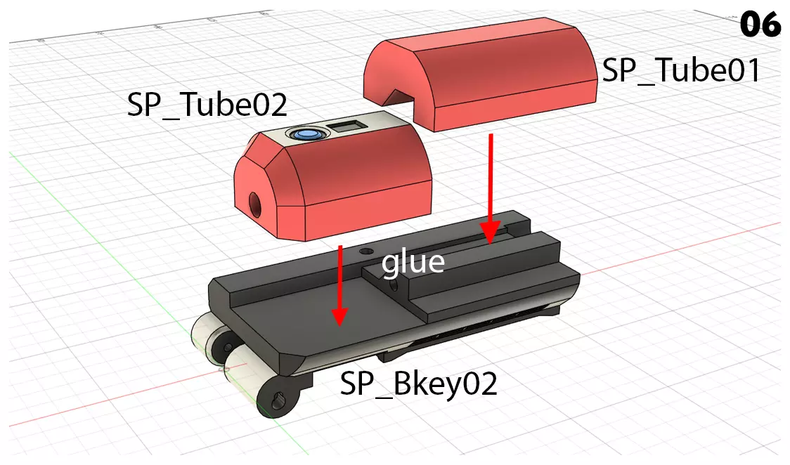 Samurai Sentai Shinkenger Shodo Phone Prop 3D print model_11