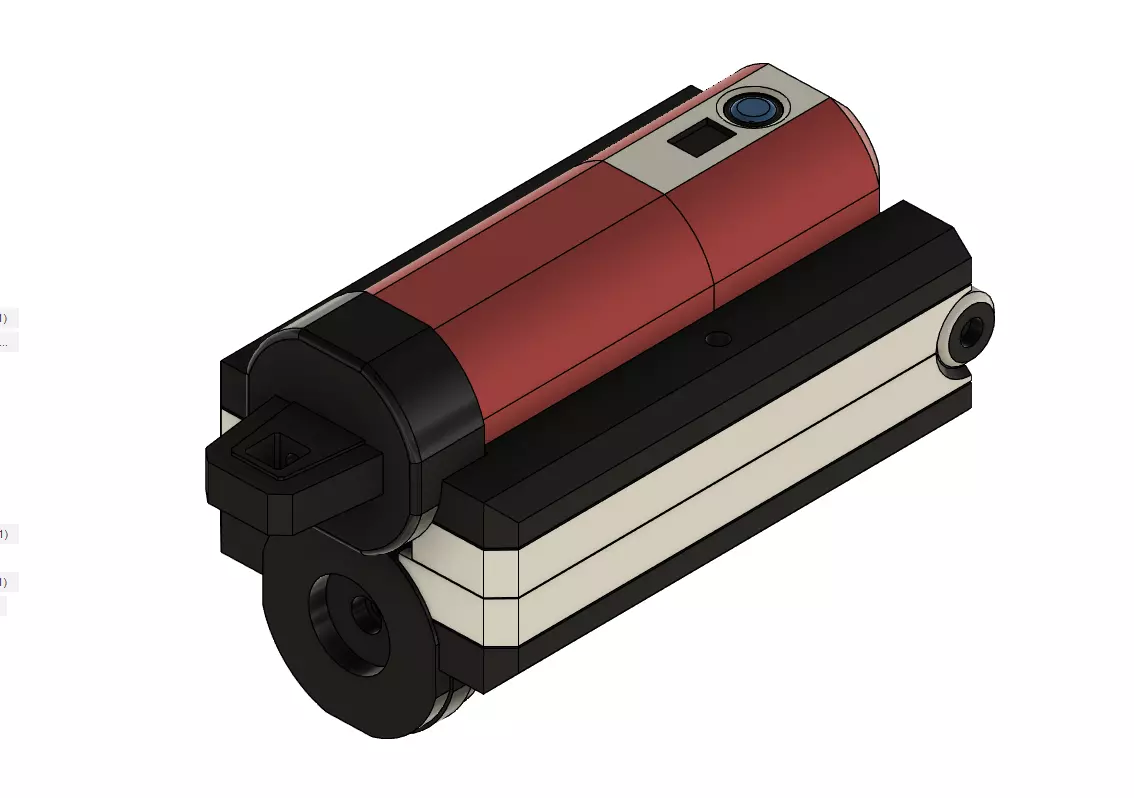Samurai Sentai Shinkenger Shodo Phone Prop 3D print model_1