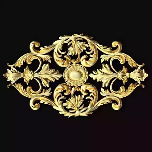 Central decor ornament for furniture