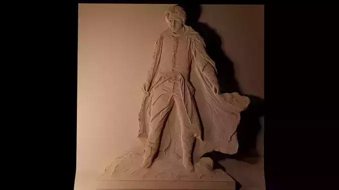 Thomas Covenant  CNC 3d Print High Relief Sand Casting