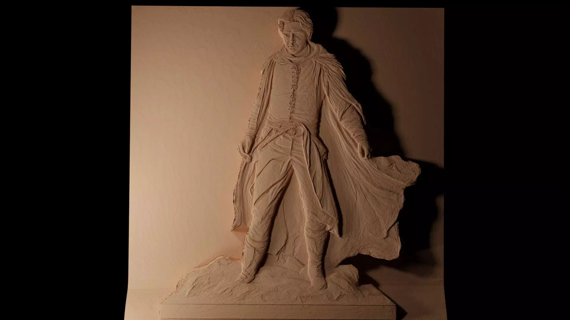 Thomas Covenant CNC 3d Print High Relief Sand Casting 3D print model_0