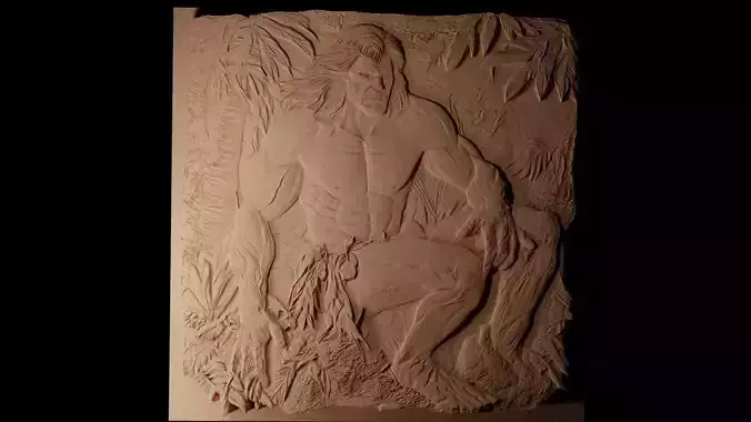 Tarzan CNC 3d Print High Relief Sand Casting