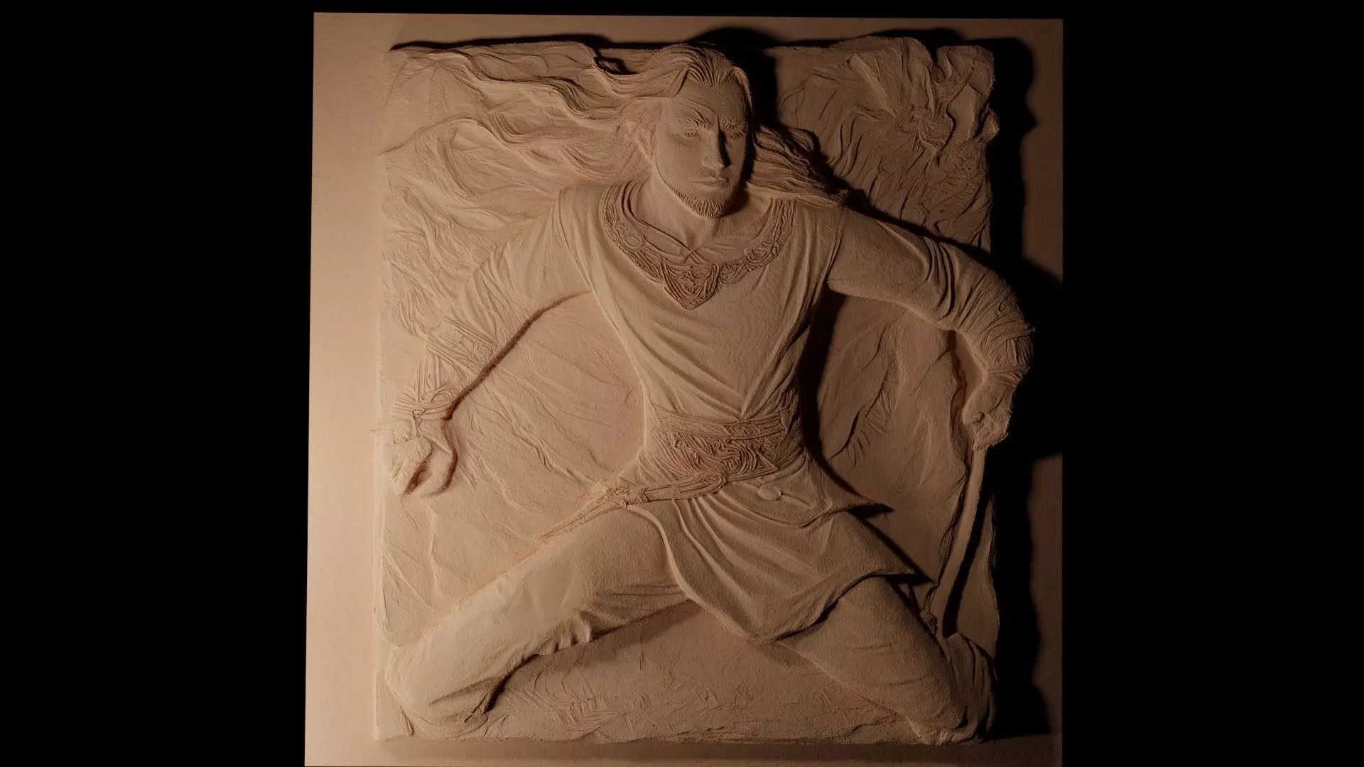 Taran Wanderer CNC 3d Print High Relief Sand Casting 3D print model_0