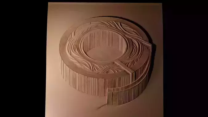 Tape CNC 3d Print High Relief Sand Casting