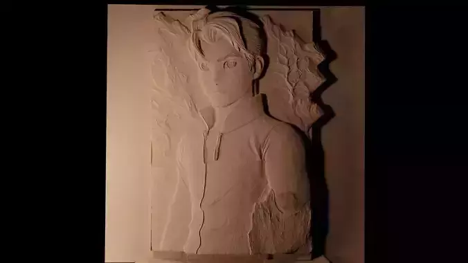 Tadashi Hamada Big Hero 6 CNC 3d Print High Relief Sand Casting 3D print model