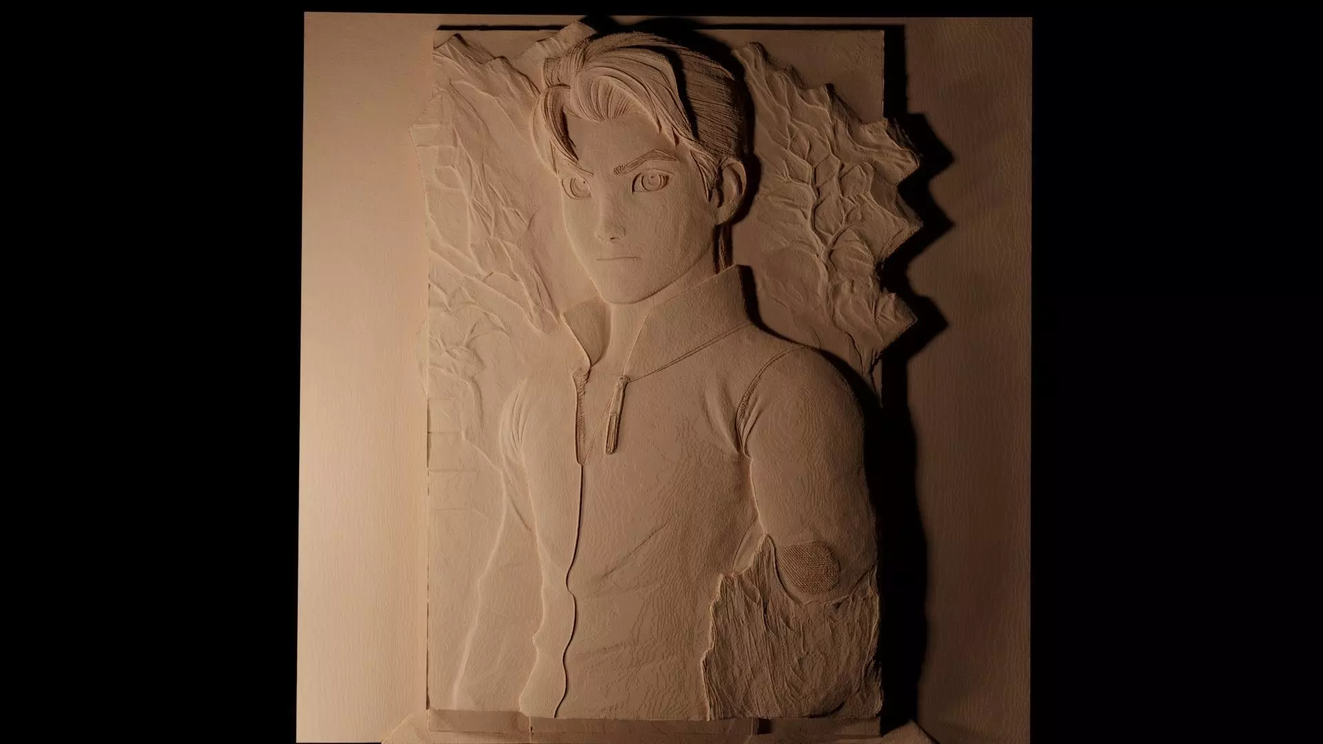 Tadashi Hamada Big Hero 6 CNC 3d Print High Relief Sand Casting 3D print model_0