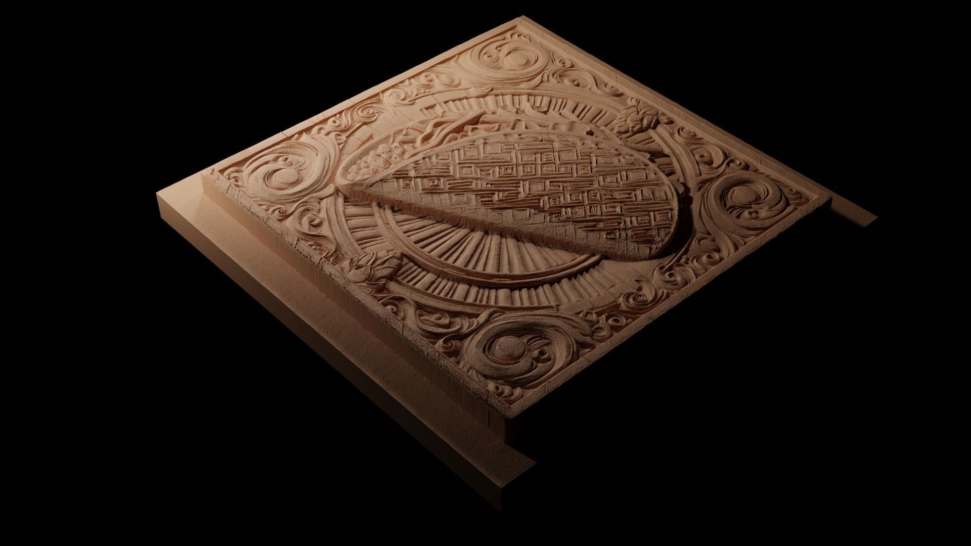 Tacos CNC 3d Print High Relief Sand Casting 3D print model_1