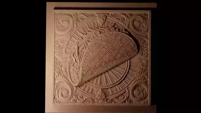 Tacos CNC 3d Print High Relief Sand Casting