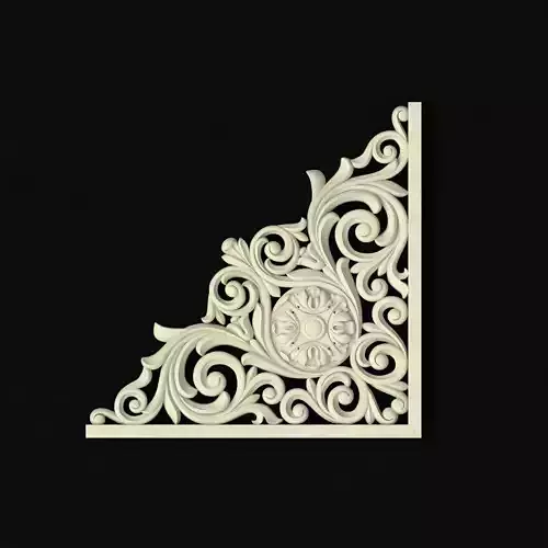 Central decor ornament for furniture