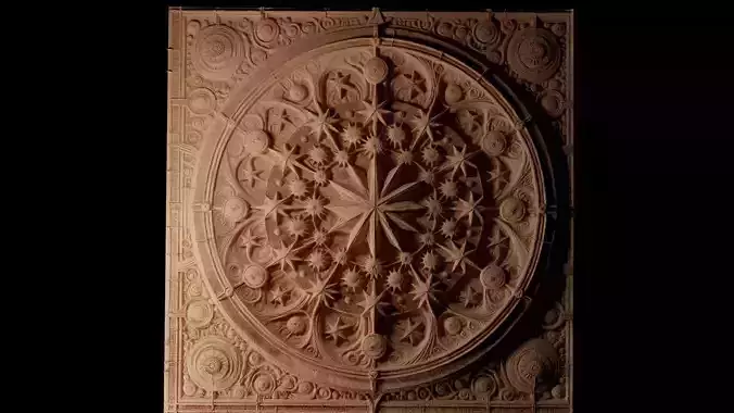 Star Cluster CNC 3d Print High Relief Sand Casting 3D print model