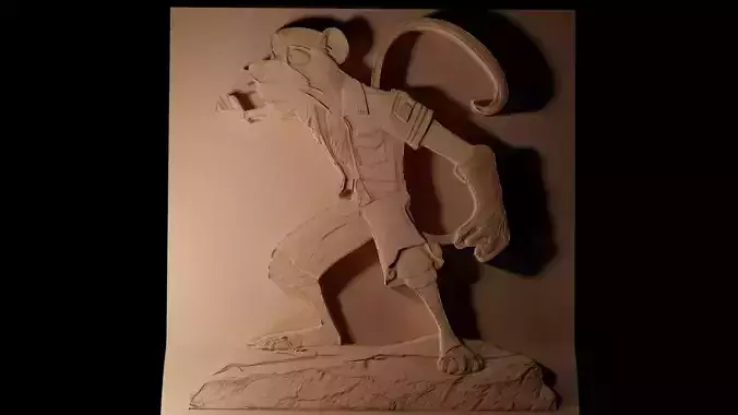 Skipper Madagascar CNC 3d Print High Relief Sand Casting