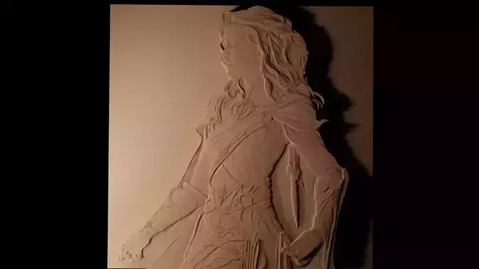 Shallan Davar CNC 3d Print High Relief Sand Casting