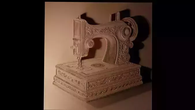 Sewing Machine CNC 3d Print High Relief Sand Casting