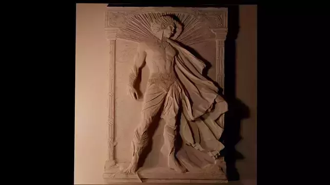 Severian CNC 3d Print High Relief Sand Casting 3D print model
