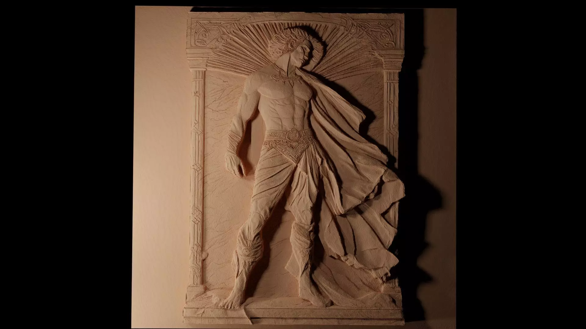 Severian CNC 3d Print High Relief Sand Casting 3D print model_0