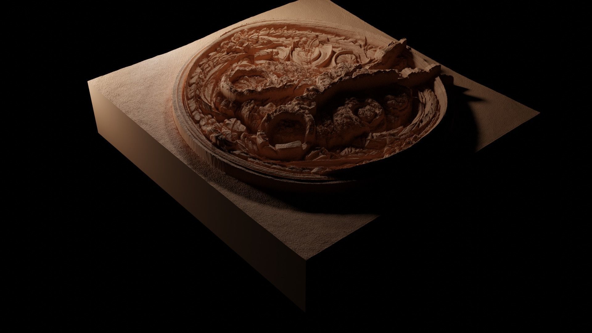 Scissors CNC 3d Print High Relief Sand Casting 3D print model_1