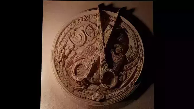 Scissors CNC 3d Print High Relief Sand Casting 3D print model